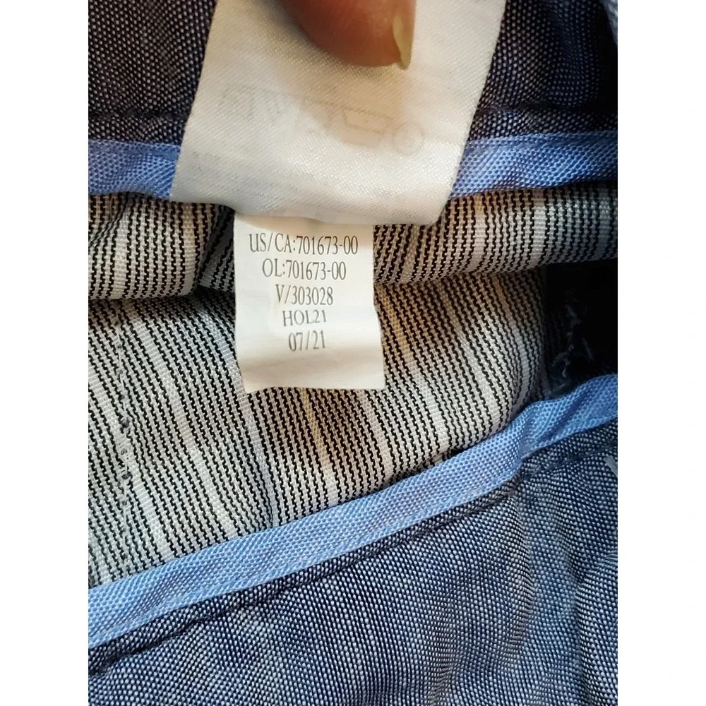 Banana Republic Men‎ Pants 38X32 Gray Chino Slim-Tapered Fit Slim